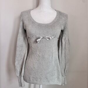 Vintage Victoria’s Secret Metallic Ribbon Accent Sweater